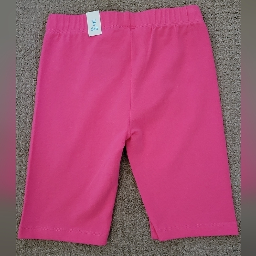 The Children's Place Hot Pink/ Funfetti Pink Girl's Biker Shorts - Picture 4 of 6